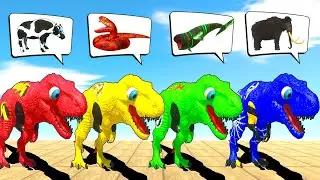 Superheroes On Dinosaurs Fighting vs T-Rex SpiderMan in Spider-Man Bridge Jurassic World Trilogy ⚡