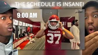 🇬🇧BRIT STUDENT ATHLETES REACTS TO - Day in the Life: American D1 College Football Player!!