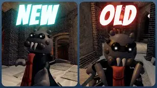PIGGY SPIDELLA JUMPSCARE ANIMATION COMPARISON!