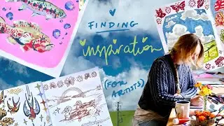 How to find inspiration in the everyday ❀ Paint & draw with me