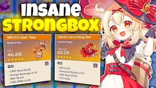 ТРАТЬТЕ 600+ артефактов для KLEE (Ящик с артефактами) Genshin Impact