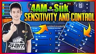 4AM Suk 😍 SENSITIVITY AND CONTROL SETTINGS | PEL 1v4 Clutch Highlights