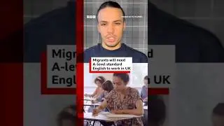 Migrants will need A-level standard English to work in UK. #UK #BBCNews