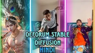 How To make deforum stable diffusion video in Hindi  tutorial deforum stable diffusion .