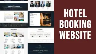 How to Make a Hotel / Tour Booing Website with WordPress & Elementor [FREE]