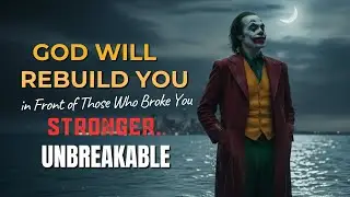 God Will Rebuild You in Front of Those Who Broke You, Stronger Unbreakable.