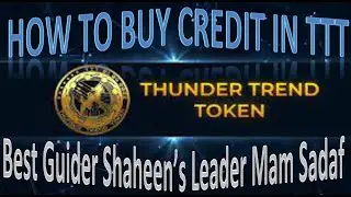 How To Buy Credits For Withdrawal in Thunder Trend Token