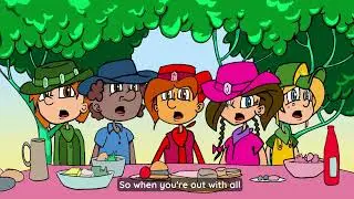 Bootscoot'n Betty & Friends of the Aussie Outback Official Kids Music Video