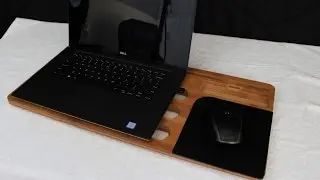 Prosumer's Choice Natural Bamboo Laptop Stand for Laptops, 15in up to 17in or Tablet Lap Desk