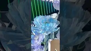 Design and production of flower interactive art installation  #Installation  #Flower