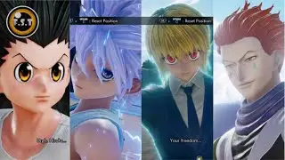 Hunter x Hunter Characters Attacks,Transformations & Finishes | JUMP FORCE Gameplay | Who is Best?