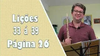 Lições Progressivas 33 á 39 -  Página 26 - Nota Mi da primeira oitava