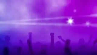 Party led background the silhouettes people concert - 1 Hour Looped 4k, Screensaver for Meditation