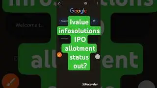 ivalue infosolutions IPO allotment status kaise dekhe । ivalue infosolutions IPO allotment status