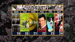 Calendar: Week of March 19