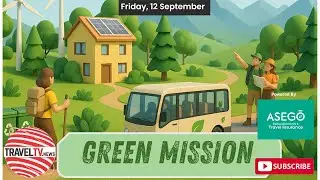 Green Mission | Hahnair | Travesla | IATO | Tourism Mission 2027 #traveltv_news #iato 