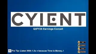 Конференц-звонок по итогам третьего квартала 2026 финансового года компании Cyient Ltd.
