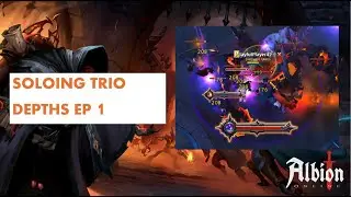 Soloing the Trio Depths in Albion Online Ep 1 - amazing during off-hours...