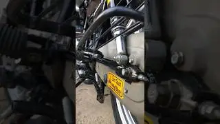 Warning Sticker of Bike. ⚠️ #modification #warning #donttouchmybike. Splendor bike trending stickers