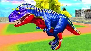 Futuristic Dino robot Transforming car Android Gameplay | Dinosaurs Simulator Games 2021