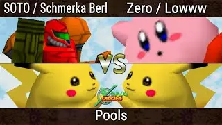 Xanadu Origins - Zero & Lowww Vs. Soto & Schmerka Berl - Smash Bros - SSB64