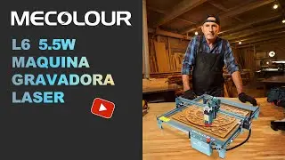 Mecolour L6 5.5W 40x40cm Gravadora Impressora Laser Cnc 48w Corte E Grava&ccedil;&atilde;o 110v/220v