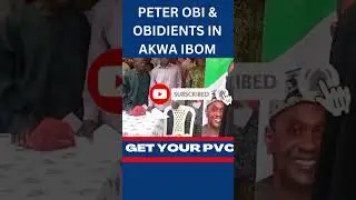 LATEST!!! PETER OBI OBIDIENTS IN AKWA IBOM STATE (2023) PRESIDENTIAL ELECTION #shorts