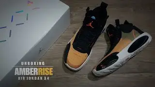 UNBOXING AMBER RISE 2019 Air Jordan 34