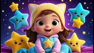 Counting Stars Up in the Night | Magical Kids Counting Song | Fun Learning Rhyme