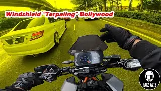 asang Windshield Bollywood Pada KTM 390 Duke! | Vlog E778