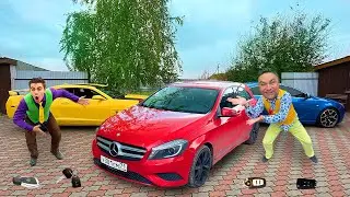 Mr. Joe on Opel in Anonymous Mask hid in Hover VS Builder Older Mr. Joe on Mercedes 13+