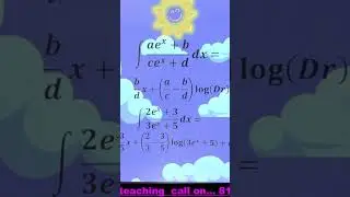 Short Trick 3 Indefinite Integration #cetmaths #jeepreparation #education #cetpreparation  #automobi