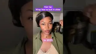 Are we still wrapping our hair at night? #healthyhair  #blackhair