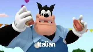 Pete (Shrek) Clips: Pete Roars at Angry Mob in Different Languages Part 1 