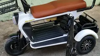 Phi&ecirc;n bản Scooter 3 b&aacute;nh pin 48v - 20 ah - 2 động cơ 500W #xeđiện  #scooter  #xeđiệnhọcsinh