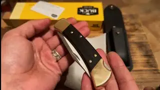My Accidental Buck 110 | Ebony Wood | Sustainably Sourced | Fender Guitars | Mexican Leather Craft