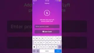 Entering Lyft Bonus Code into the App - PAUL852455