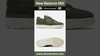 The New Balance 550 Olive Suede | Xtrem SNKRS