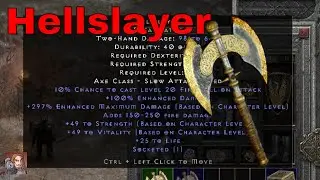 D2R Unique items - Hellslayer (Decapitator)