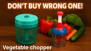 Vegetable Chopper Cutter, Pull vs Push Onion Chopper &ndash; Kaunsa Best Hai? Real Test 🔥🧅