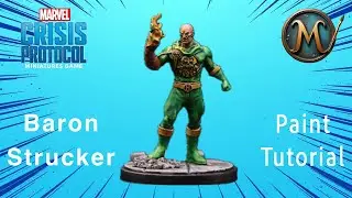 How to paint Baron Strucker | Marvel Crisis Protocol painting tutorial