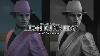 Leon Kennedy Scenepack, Pink Pinstripe Mod || (Part 2) RE4