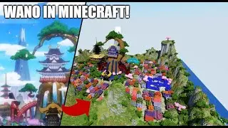 One Piece in Minecraft! | Wano's Flower Capital Timelapse & Cinematic