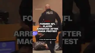 Former NFL player arrested after protesting MAGA plaque