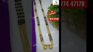 Micro Gold Plated Mangalsutra Design #watimanimangalsutra #shorts
