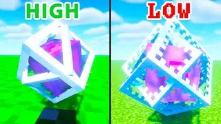 minecraft texture quality: HIGH vs LOW
