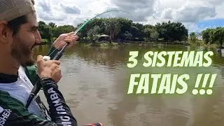 PESCA DE CEVADEIRA COM RA&Ccedil;&Atilde;O, 3 SISTEMAS FATAIS!!!