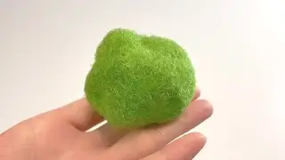 【謎】苔むしたスライム作ってみた🧐 I tried making mossy slime【making&ASMR】