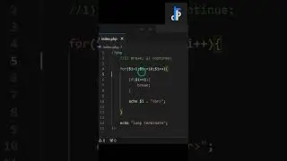 PHP For Loop Explained with Break Jump Statement Part 1 | urdu/hindi | #php #BreakStatement #learn