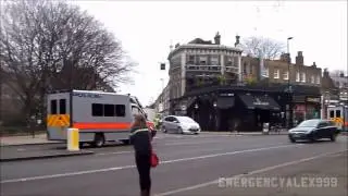 Metropolitan Police Mercedes Sprinter Territorial Support Group X3 On Emergency Call